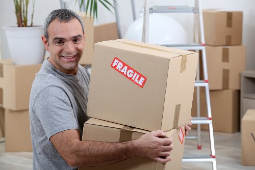 Removal van ready for a same day move in North London