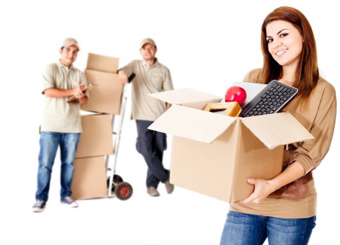 Packing and loading items into a moving truck in North London