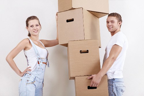 North London removals service preparing belongings for transport